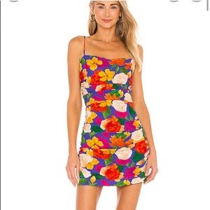 WeWoreWhat Ronnie Dress Abstract Floral Size S NWOT